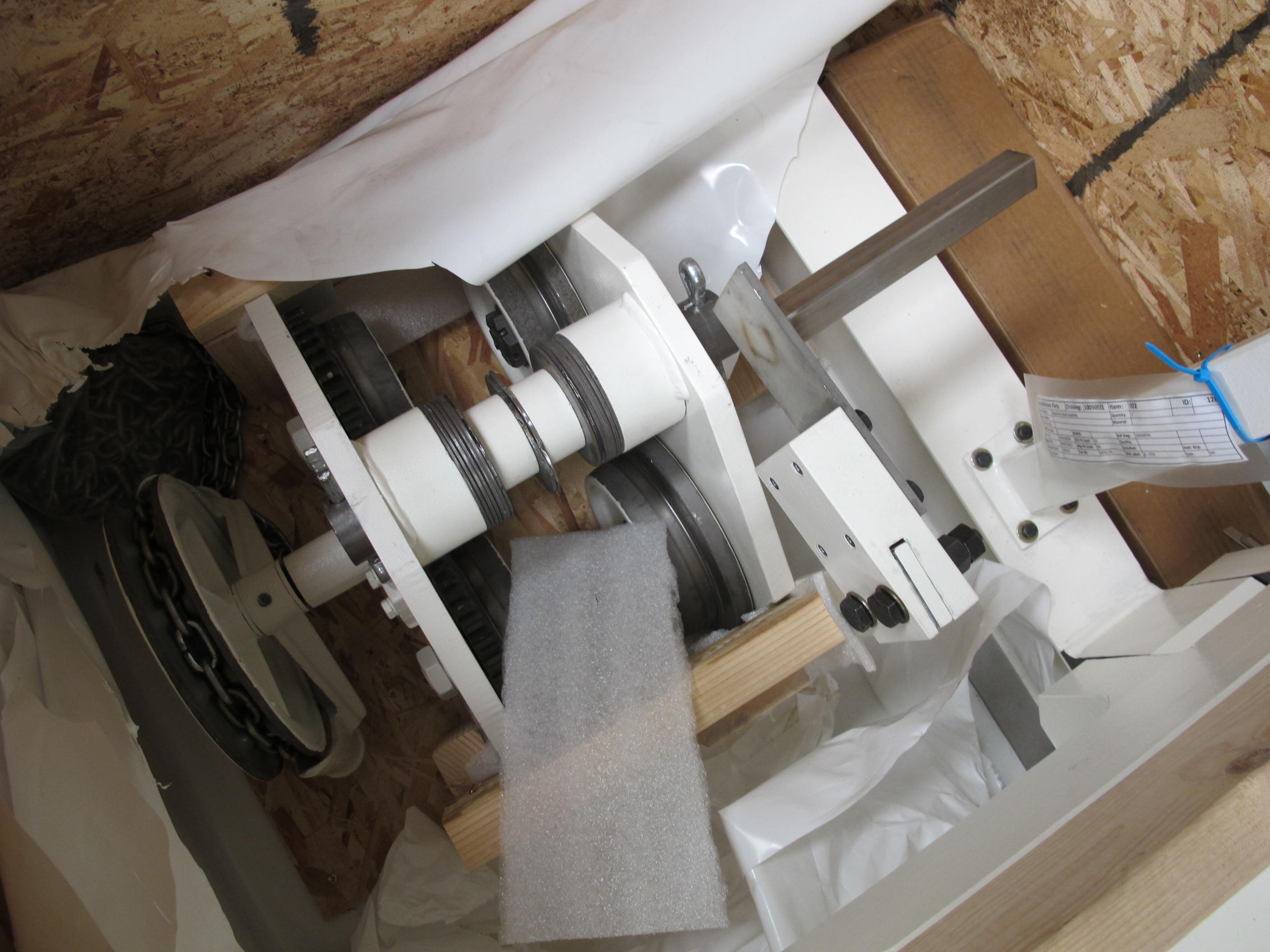 3-TON CHAIN HOIST, VARIABLE FREQUENCY DRIVE, 480 VAC MODEL RRT CODE 9540CF CM LODESTAR (W-44) LOADING & HANDLING FEE $15-